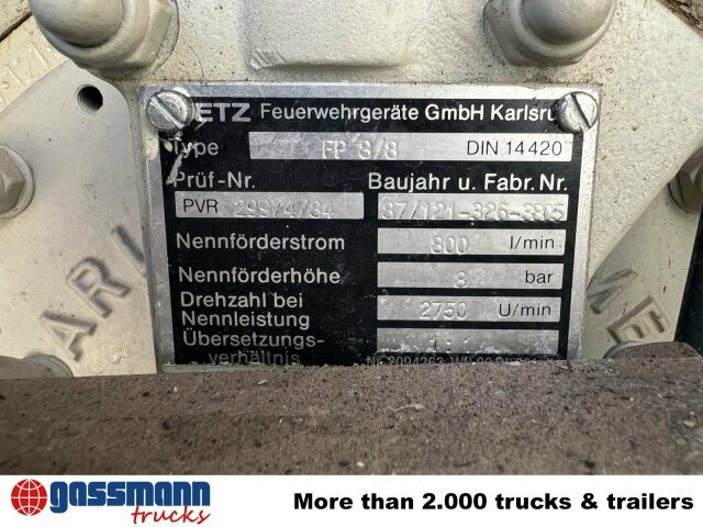 Unimog U 1300 L 435/11 4x4, -Feuerwehr - Carro de bombeiro: foto 2 Unimog U 1300 L 435/11 4x4, -Feuerwehr - Carro de bombeiro: foto 2