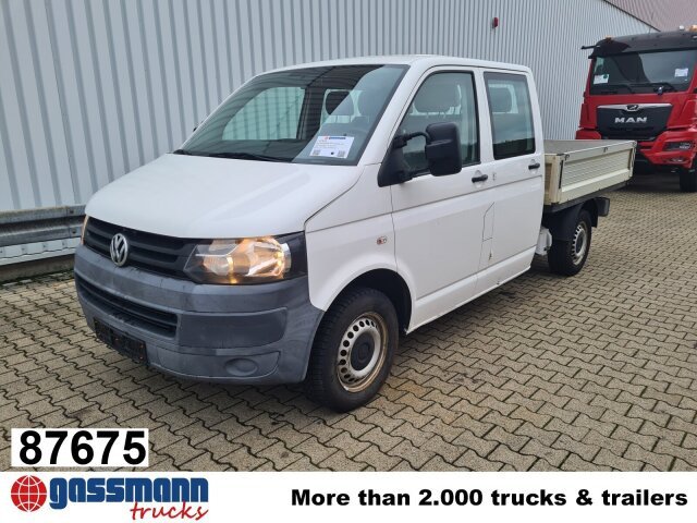 Volkswagen T5 Doka 4x2, 2.0 ltr. TDI Pritsche - Carrinha de caixa aberta, Carrinha cabine dupla: foto 1 Volkswagen T5 Doka 4x2, 2.0 ltr. TDI Pritsche - Carrinha de caixa aberta, Carrinha cabine dupla: foto 1