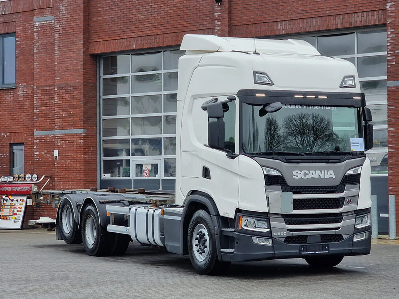 Scania G500 NGS Highline 6x2 - BDF - 4.75 WB - Retarder - Full air - Leather - Led - Camião transportador de contêineres/ Caixa móvel: foto 1 Scania G500 NGS Highline 6x2 - BDF - 4.75 WB - Retarder - Full air - Leather - Led - Camião transportador de contêineres/ Caixa móvel: foto 1
