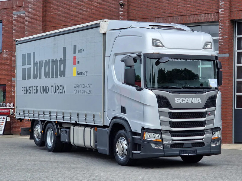 Scania R410 Highline 6x2 - Curtain sider - Retarder - Night clima - Forklift connection - Camião de lona: foto 1 Scania R410 Highline 6x2 - Curtain sider - Retarder - Night clima - Forklift connection - Camião de lona: foto 1
