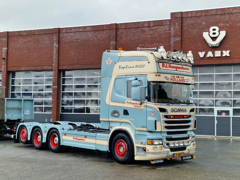 Scania R620 Topline 8x4 - Retarder - Full air - Custom interior - Show truck - HUB reduction - Camião chassi: foto 1 Scania R620 Topline 8x4 - Retarder - Full air - Custom interior - Show truck - HUB reduction - Camião chassi: foto 1