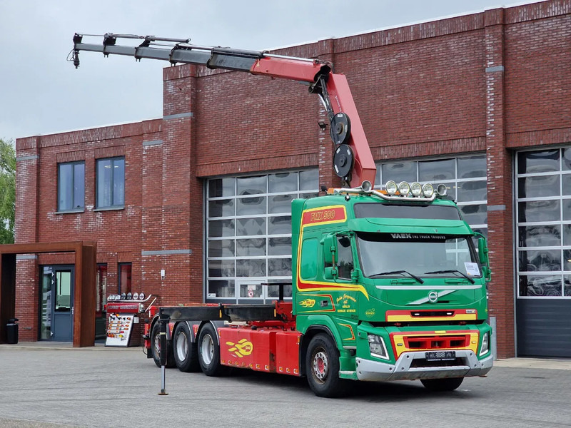 Volvo FMX 500 8x4*4 - HMF 2820 K5 Crane - Sawo Cable system - 3 sides Tipping - Euro 6 - Camião com sistema de cabo, Camião grua: foto 1 Volvo FMX 500 8x4*4 - HMF 2820 K5 Crane - Sawo Cable system - 3 sides Tipping - Euro 6 - Camião com sistema de cabo, Camião grua: foto 1