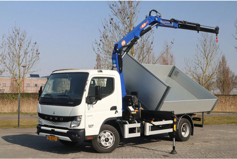 FUSO Canter 7C18 | 4X2 | 3-WAY TIPPER | PM 6.5 KRAN /CRANE - Carrinha basculante: foto 1 FUSO Canter 7C18 | 4X2 | 3-WAY TIPPER | PM 6.5 KRAN /CRANE - Carrinha basculante: foto 1