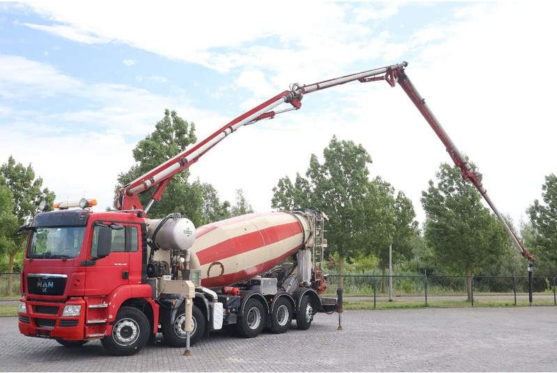 MAN TGS 50.440 | 10X4*6 | SARAKA 28 METER | 8M3 MIXER - Autobomba de betão: foto 1 MAN TGS 50.440 | 10X4*6 | SARAKA 28 METER | 8M3 MIXER - Autobomba de betão: foto 1