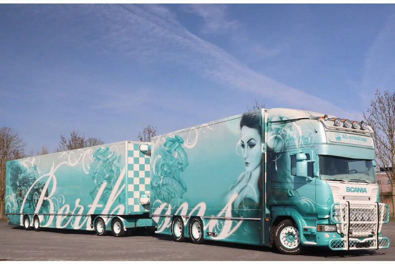 Scania R560 V8 R560 | BERTHONS HOT ROD | CUSTOM SPECIAL TRUCK - Semi-reboque furgão: foto 1 Scania R560 V8 R560 | BERTHONS HOT ROD | CUSTOM SPECIAL TRUCK - Semi-reboque furgão: foto 1