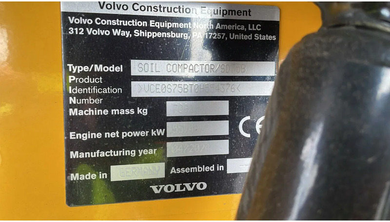 Rolo combinado Volvo SD75B | SD 75 B | NEW / UNUSED | 1 YEAR WARRANTY: foto 20
