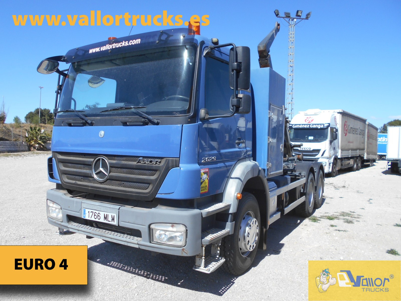 MERCEDES-BENZ AXOR 2629 - Camião polibenne: foto 1 MERCEDES-BENZ AXOR 2629 - Camião polibenne: foto 1
