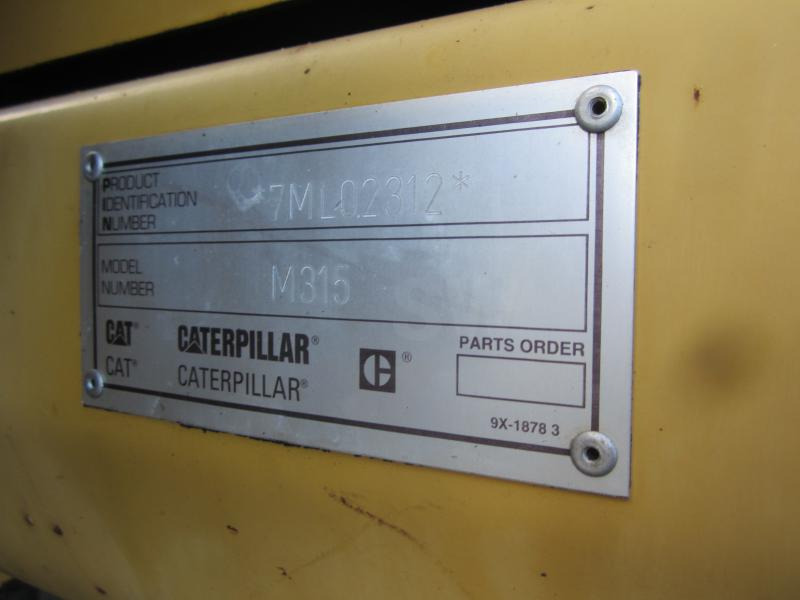 Caterpillar M315 - Escavadeira de rodas: foto 4 Caterpillar M315 - Escavadeira de rodas: foto 4
