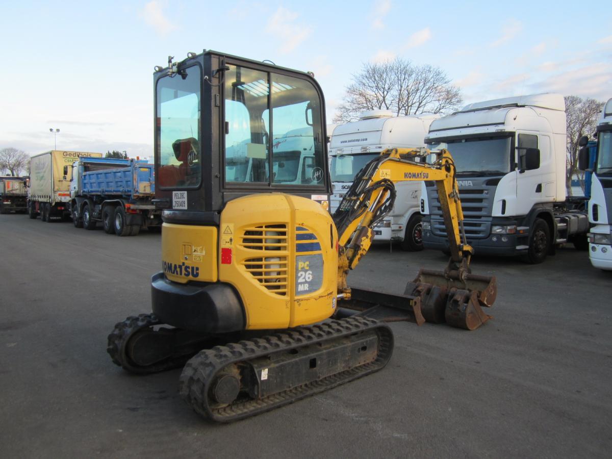 Komatsu PC26MR-3 - Mini escavadeira: foto 3 Komatsu PC26MR-3 - Mini escavadeira: foto 3