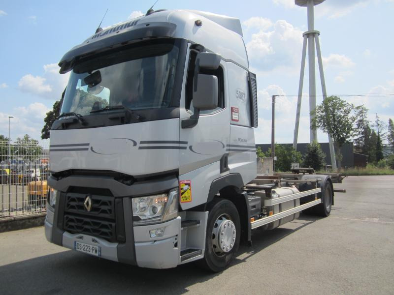Renault Gamme T 430 DXI - Camião transportador de contêineres/ Caixa móvel: foto 1 Renault Gamme T 430 DXI - Camião transportador de contêineres/ Caixa móvel: foto 1