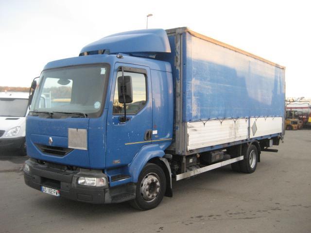 Renault Midlum 180 - Camião de lona: foto 1 Renault Midlum 180 - Camião de lona: foto 1