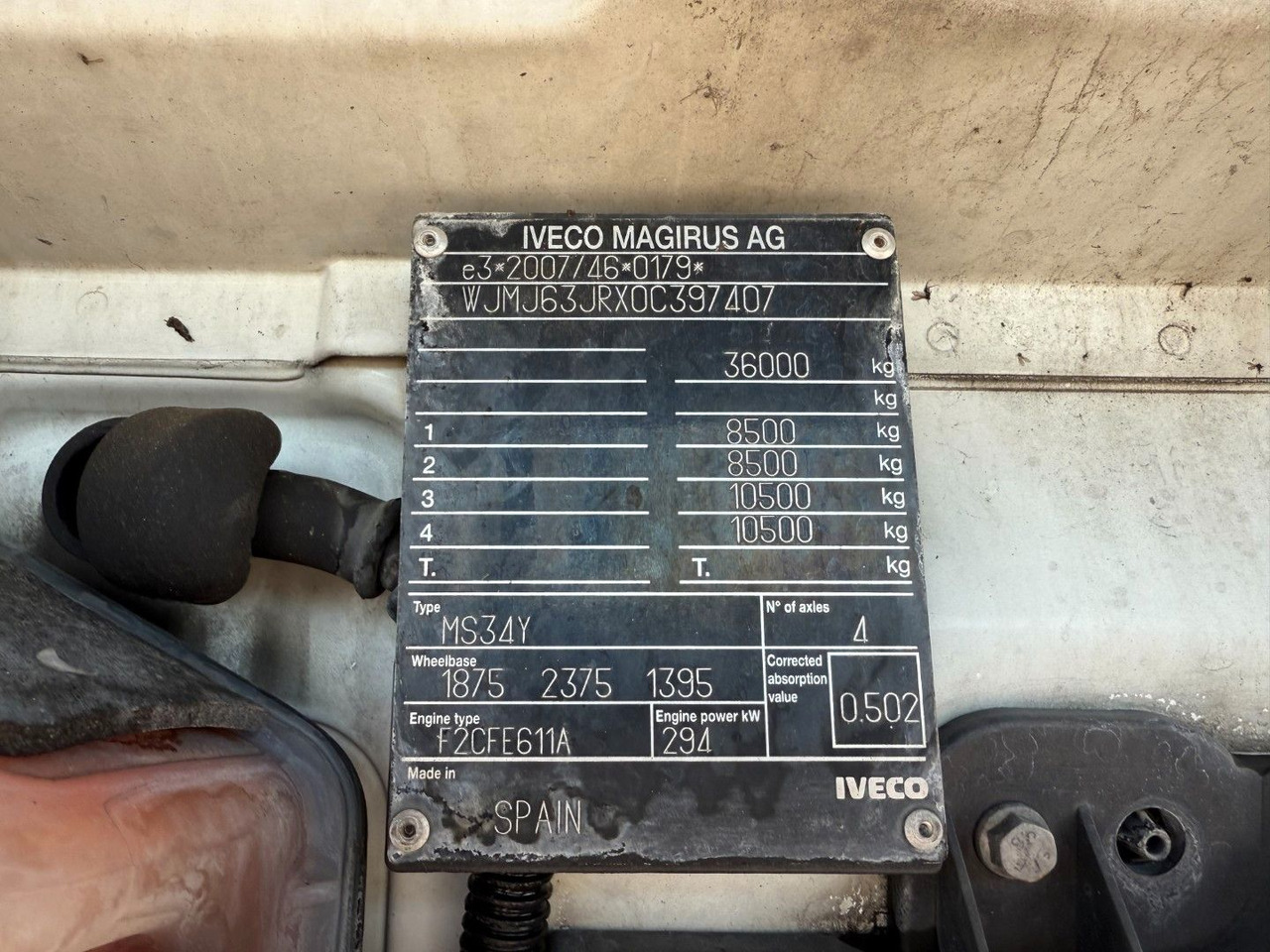 Camião betoneira Iveco X-Way 400 8x4 Imer LT8XL Belt LT1601: foto 16