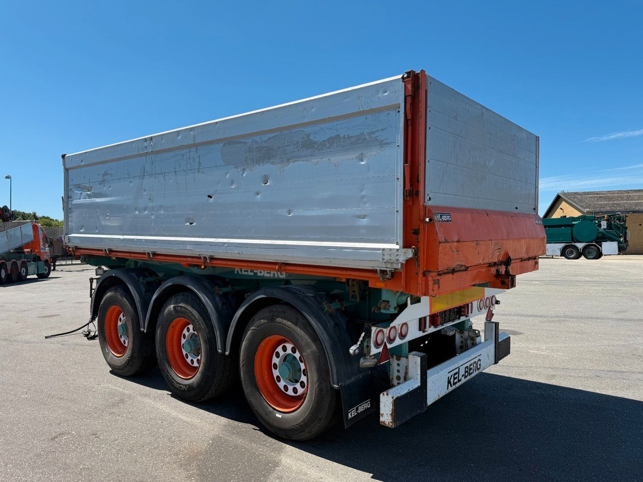 Kel-Berg 24 t. 3 axle T490K Tipper / Kipper - Reboque basculante: foto 4 Kel-Berg 24 t. 3 axle T490K Tipper / Kipper - Reboque basculante: foto 4
