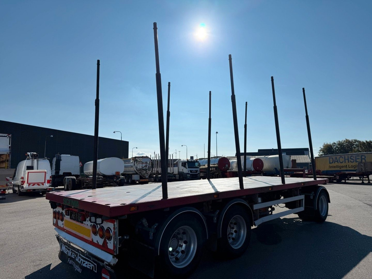 Menke-Janzen 24 t. 3 axle Woodtransport / Holztransport - Reboque transporte de madeira: foto 3 Menke-Janzen 24 t. 3 axle Woodtransport / Holztransport - Reboque transporte de madeira: foto 3
