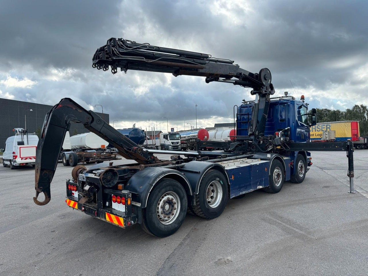 Scania G480 8x2*6 Hakenlift / Hiab 244 EP-5 Hipro - Camião grua: foto 3 Scania G480 8x2*6 Hakenlift / Hiab 244 EP-5 Hipro - Camião grua: foto 3