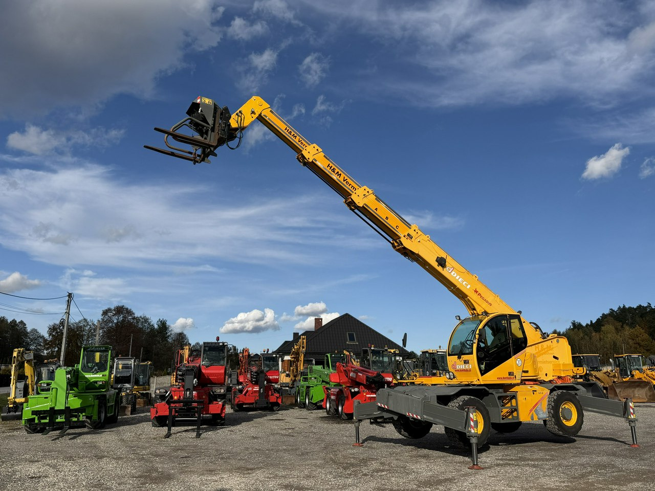 Dieci 2145 Pegasus HVL155 TL10 ROTO Ładowarka Teleskopowa Obrotowa - Empilhador telescópico: foto 5 Dieci 2145 Pegasus HVL155 TL10 ROTO Ładowarka Teleskopowa Obrotowa - Empilhador telescópico: foto 5