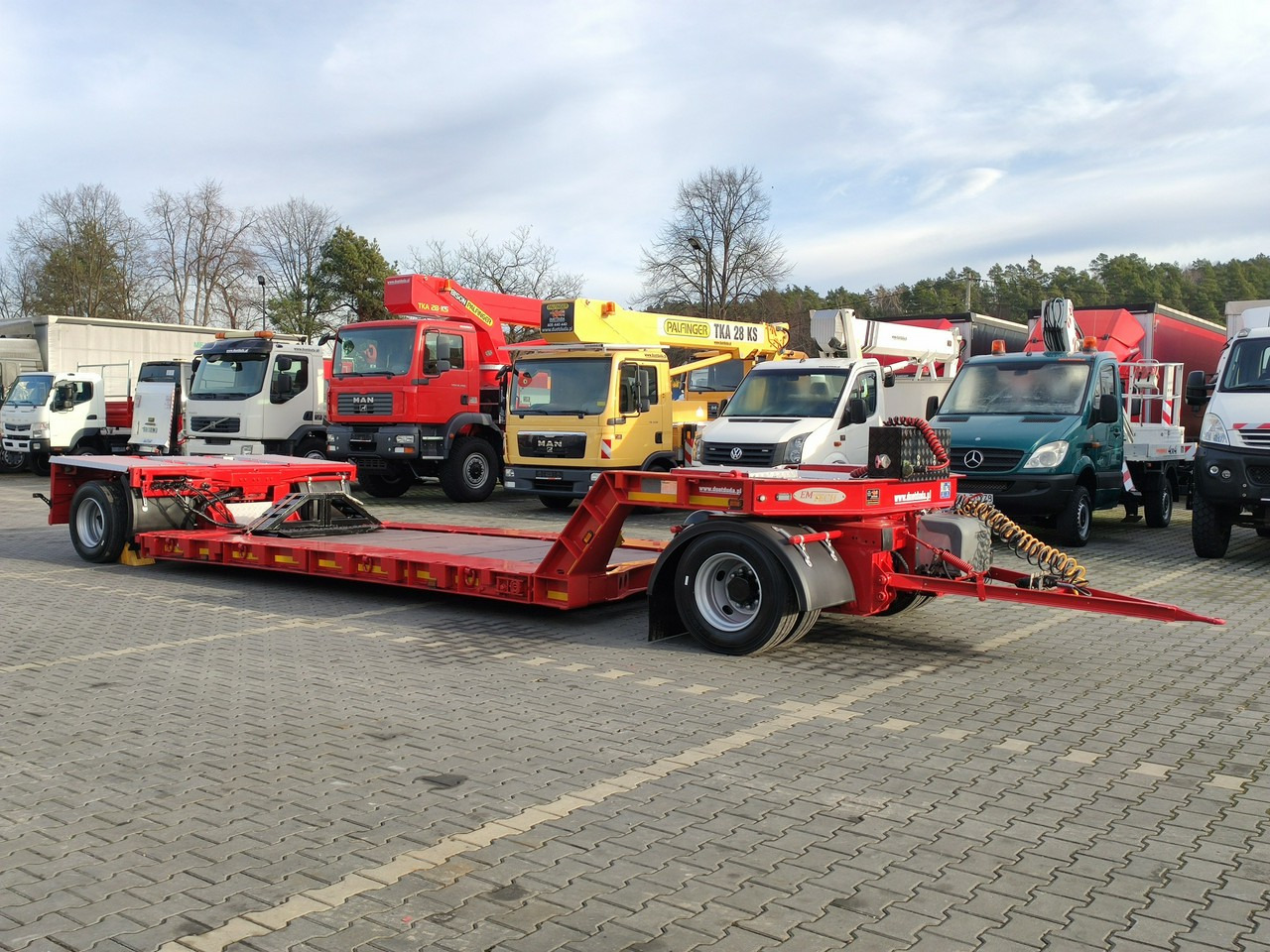 EMTECH PCN 18 PNZ-S Tiefbett zagłębiana Rozsuwana UNIKAT JAK NOWA - Reboque baixa: foto 3 EMTECH PCN 18 PNZ-S Tiefbett zagłębiana Rozsuwana UNIKAT JAK NOWA - Reboque baixa: foto 3