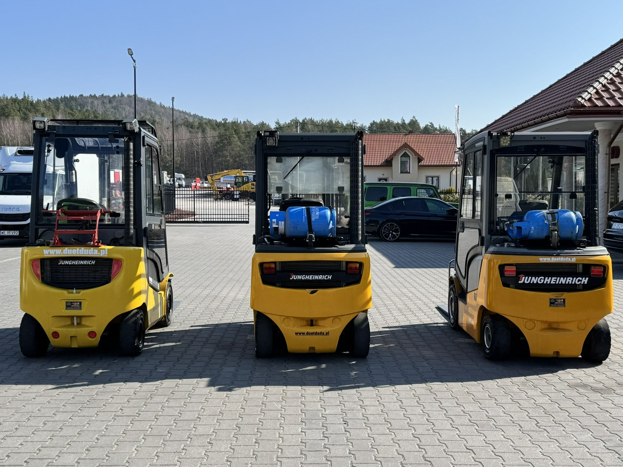 Empilhador a gás Jungheinrich TFG 316 Duplex Przesuw Boczny Oświetlenie Robocze: foto 10