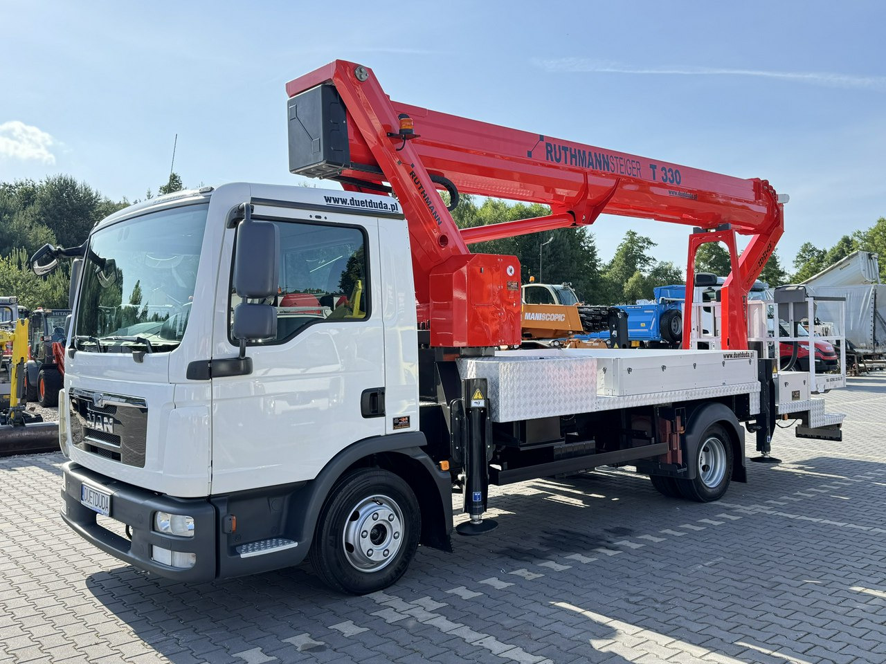 MAN TGL 7.150 Zwyżka Ruthmann T330 33-Metry DMC 7500KG 21m w Bok - Caminhão com plataforma aérea: foto 3 MAN TGL 7.150 Zwyżka Ruthmann T330 33-Metry DMC 7500KG 21m w Bok - Caminhão com plataforma aérea: foto 3