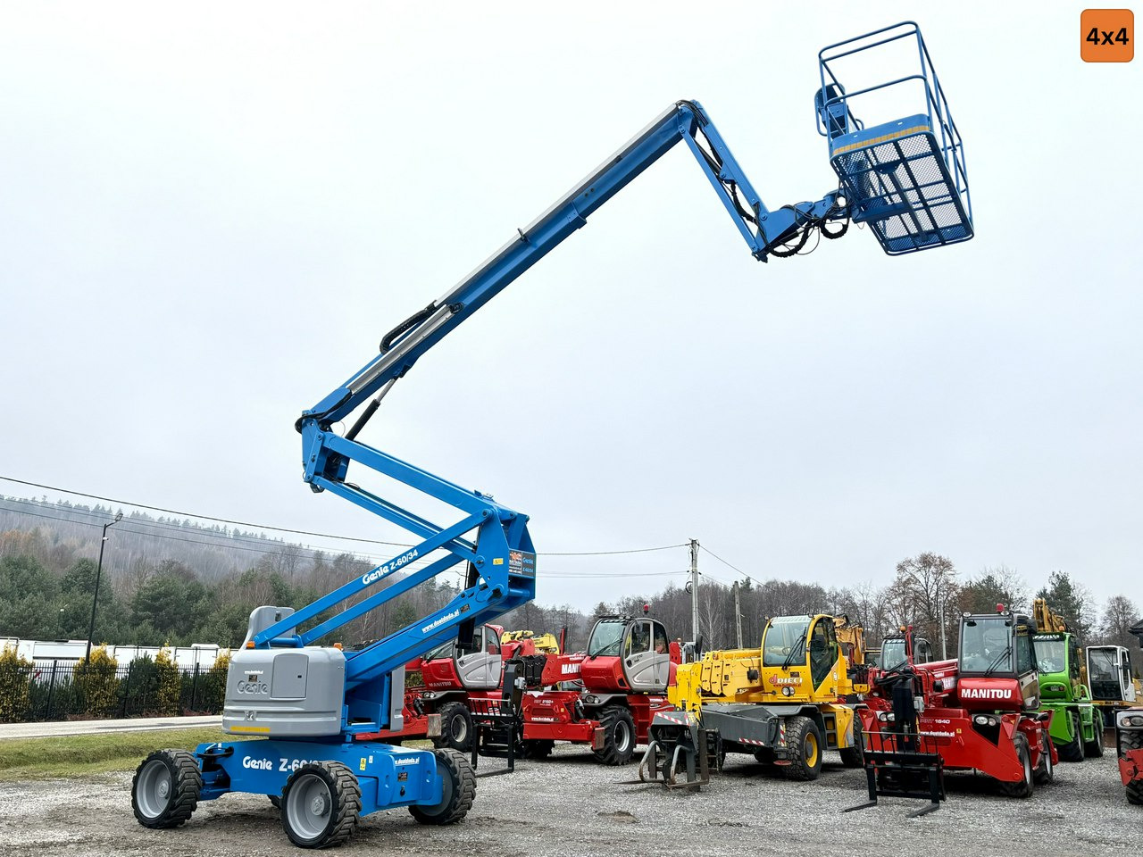 Manitou 200 ATJ Genie Z60/34 PODNOŚNIK PRZEGUBOWY TELEKOPOWY JGL 4x4 4WD - Plataforma articulada: foto 1 Manitou 200 ATJ Genie Z60/34 PODNOŚNIK PRZEGUBOWY TELEKOPOWY JGL 4x4 4WD - Plataforma articulada: foto 1