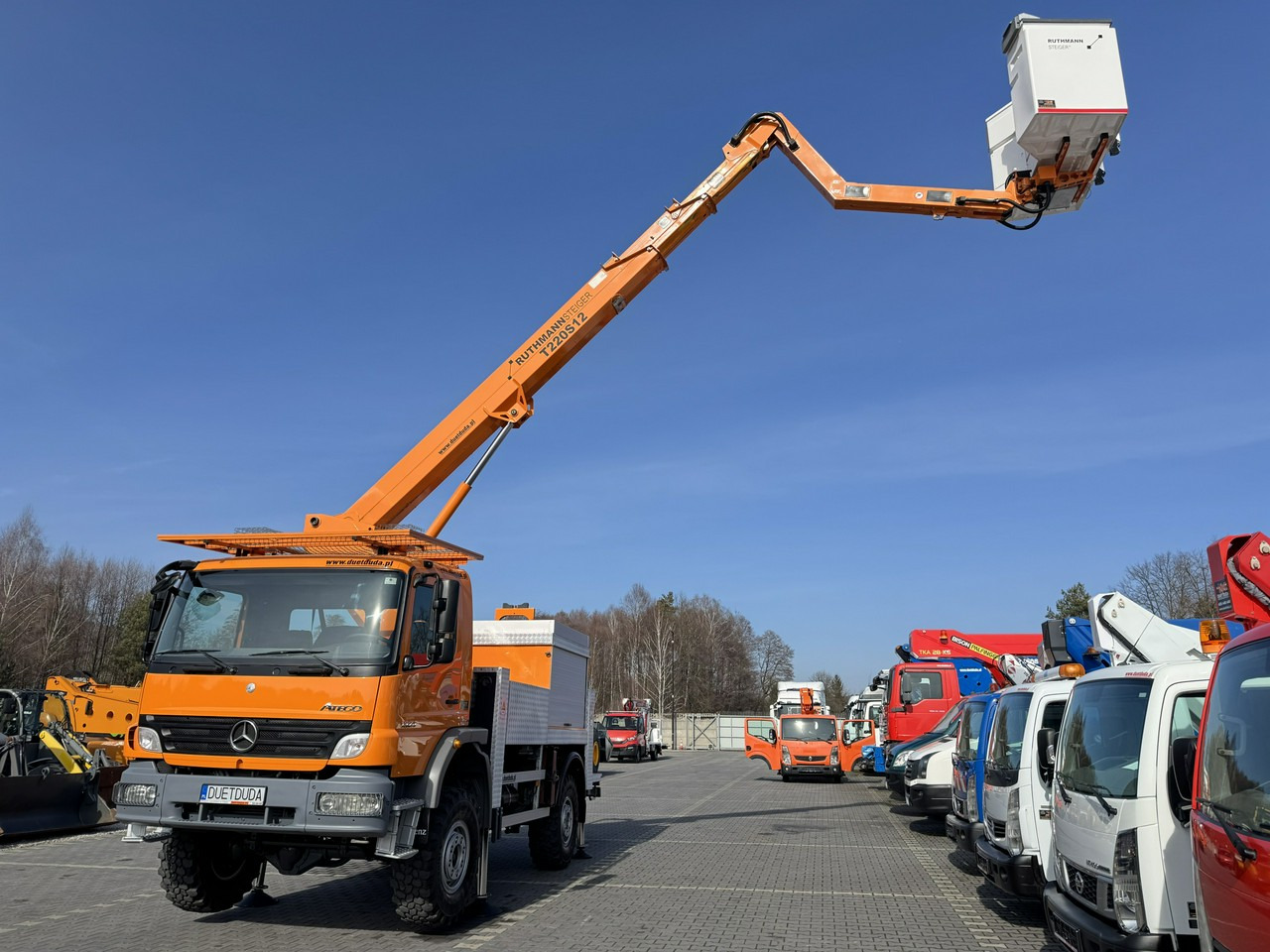 Mercedes Atego 1324 4x4 Zwyżka RUTHMANN STEIGER T220S12 Podnośnik Koszowy - Caminhão com plataforma aérea: foto 1 Mercedes Atego 1324 4x4 Zwyżka RUTHMANN STEIGER T220S12 Podnośnik Koszowy - Caminhão com plataforma aérea: foto 1