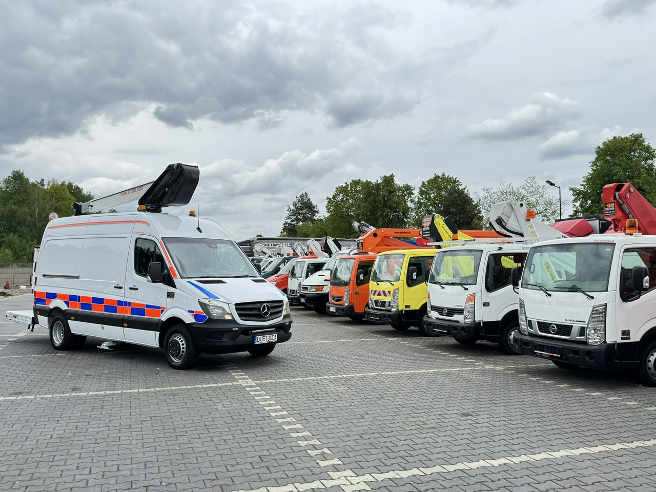 Mercedes Sprinter Zwyżka Podnośnik Koszowy KLUBB K42P UDT WUMAG GSR - Caminhão com plataforma aérea: foto 1 Mercedes Sprinter Zwyżka Podnośnik Koszowy KLUBB K42P UDT WUMAG GSR - Caminhão com plataforma aérea: foto 1