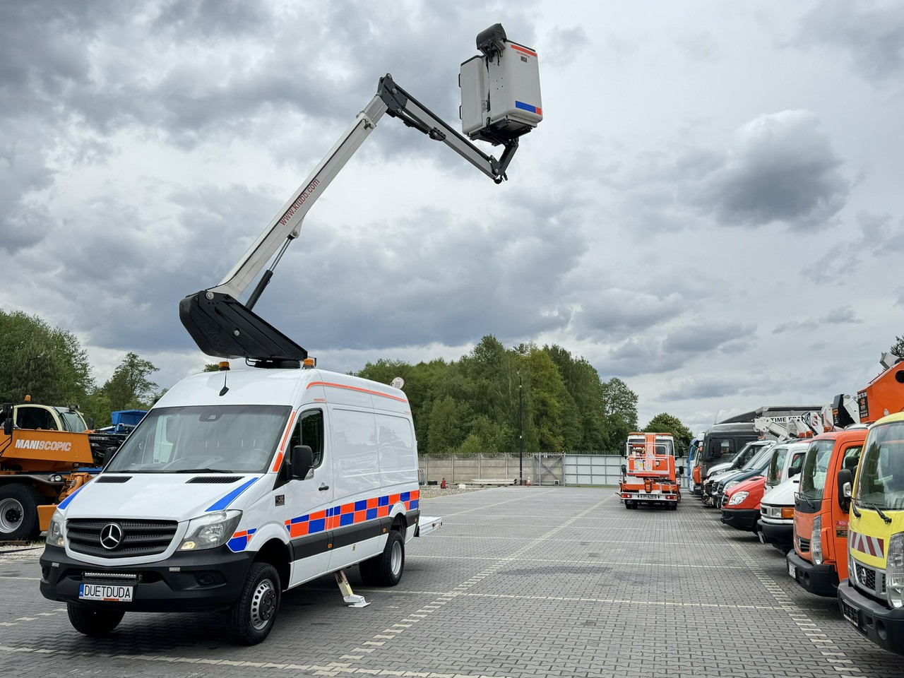 Mercedes Sprinter Zwyżka Podnośnik Koszowy KLUBB K42P UDT WUMAG GSR - Caminhão com plataforma aérea: foto 2 Mercedes Sprinter Zwyżka Podnośnik Koszowy KLUBB K42P UDT WUMAG GSR - Caminhão com plataforma aérea: foto 2
