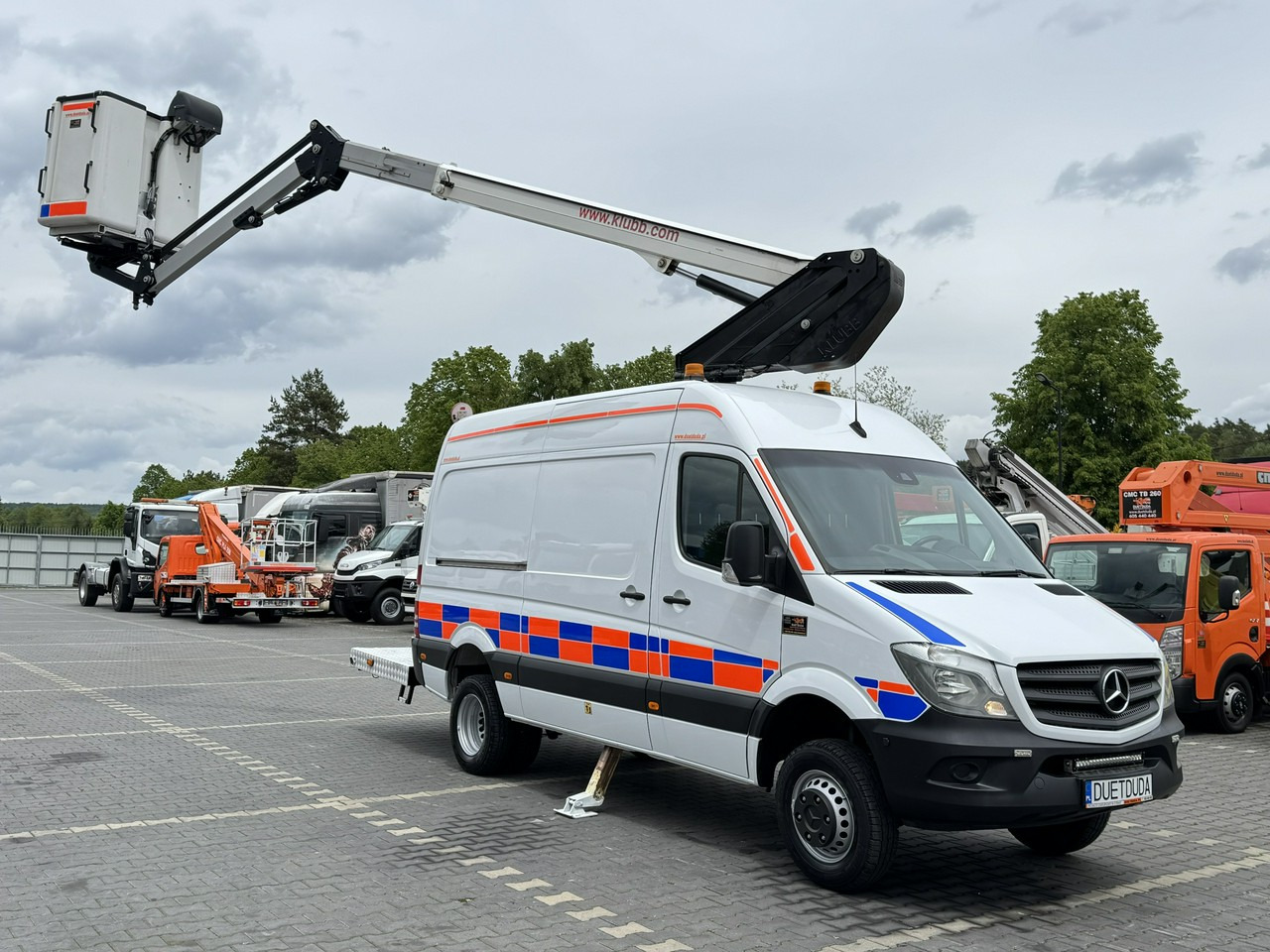 Mercedes Sprinter Zwyżka Podnośnik Koszowy KLUBB K42P UDT WUMAG GSR - Caminhão com plataforma aérea: foto 3 Mercedes Sprinter Zwyżka Podnośnik Koszowy KLUBB K42P UDT WUMAG GSR - Caminhão com plataforma aérea: foto 3