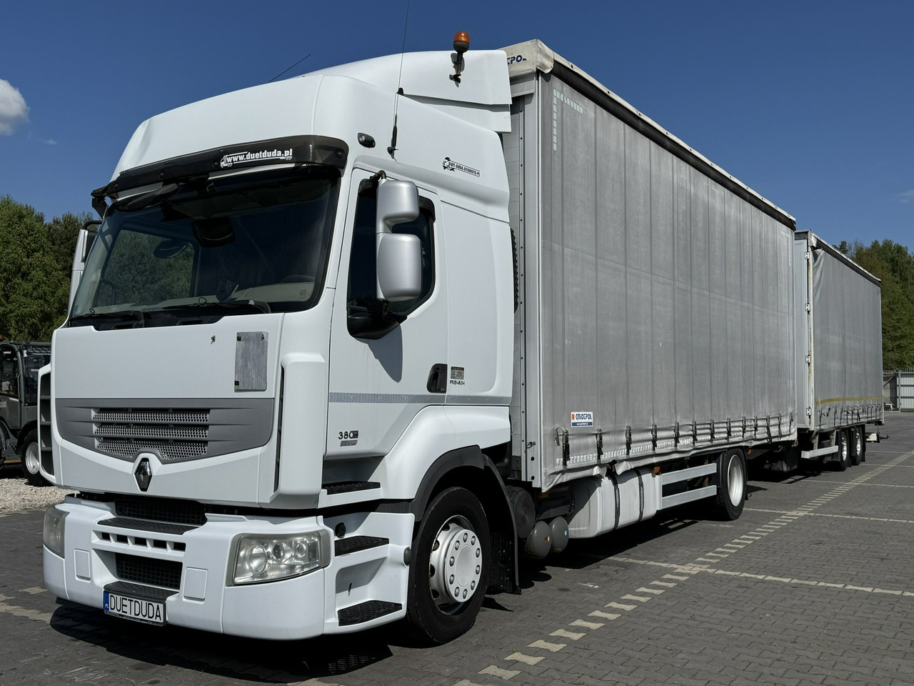 Renault Premium 380 DXi Euro 5 Firana 19 Palet Dach Zsuwany 18ton DMC - Camião de lona: foto 5 Renault Premium 380 DXi Euro 5 Firana 19 Palet Dach Zsuwany 18ton DMC - Camião de lona: foto 5