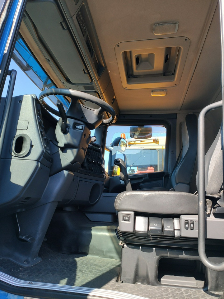 Camião de caixa aberta/ Plataforma, Camião grua Scania R 400 LB 6x2 HDS Budowlanka Widły Oś Skrętna Super Stan: foto 23