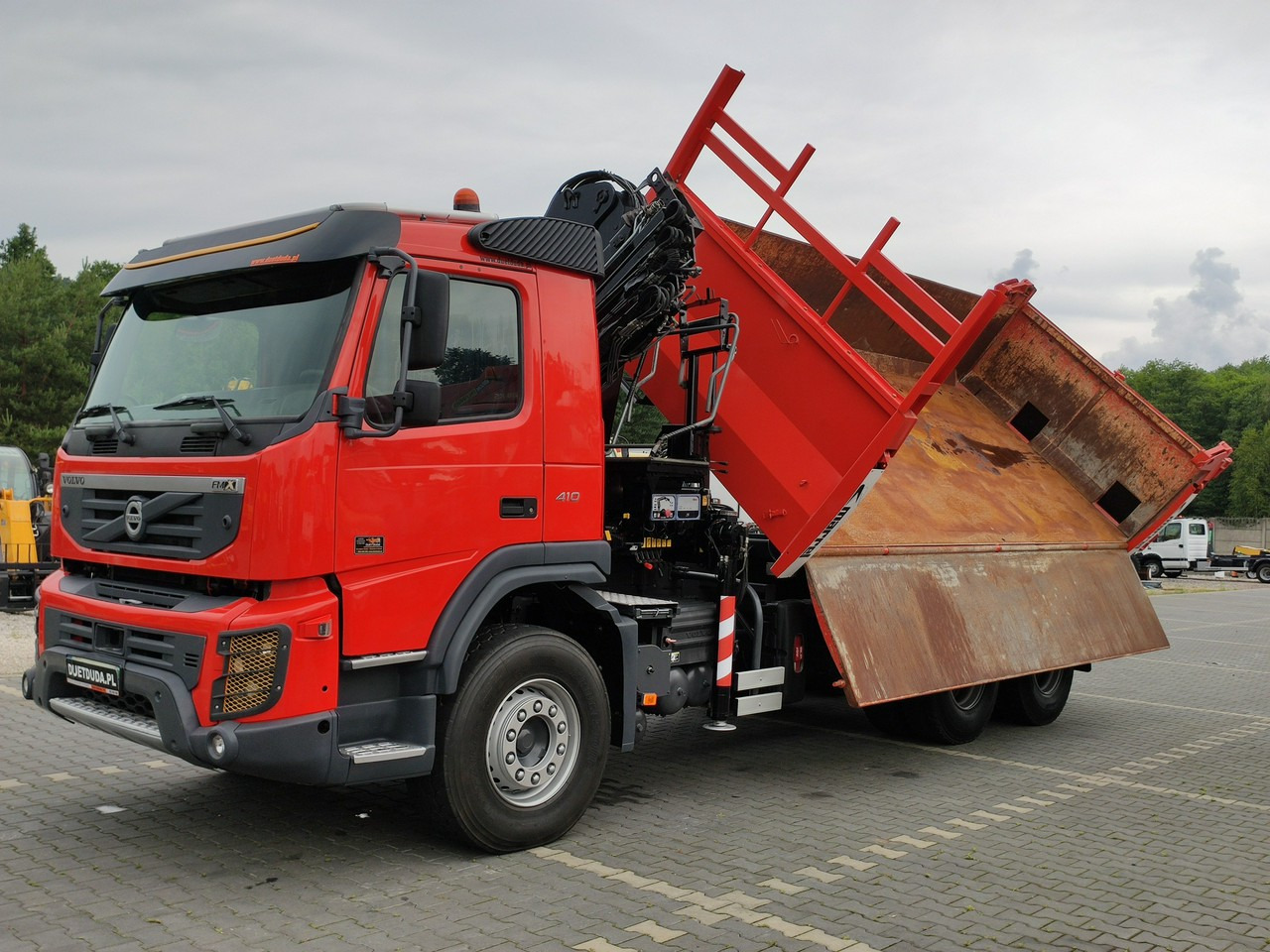 Volvo FMX 410 6x4 13L HDS Radiowy Hydroburta - Camião basculante, Camião grua: foto 3 Volvo FMX 410 6x4 13L HDS Radiowy Hydroburta - Camião basculante, Camião grua: foto 3
