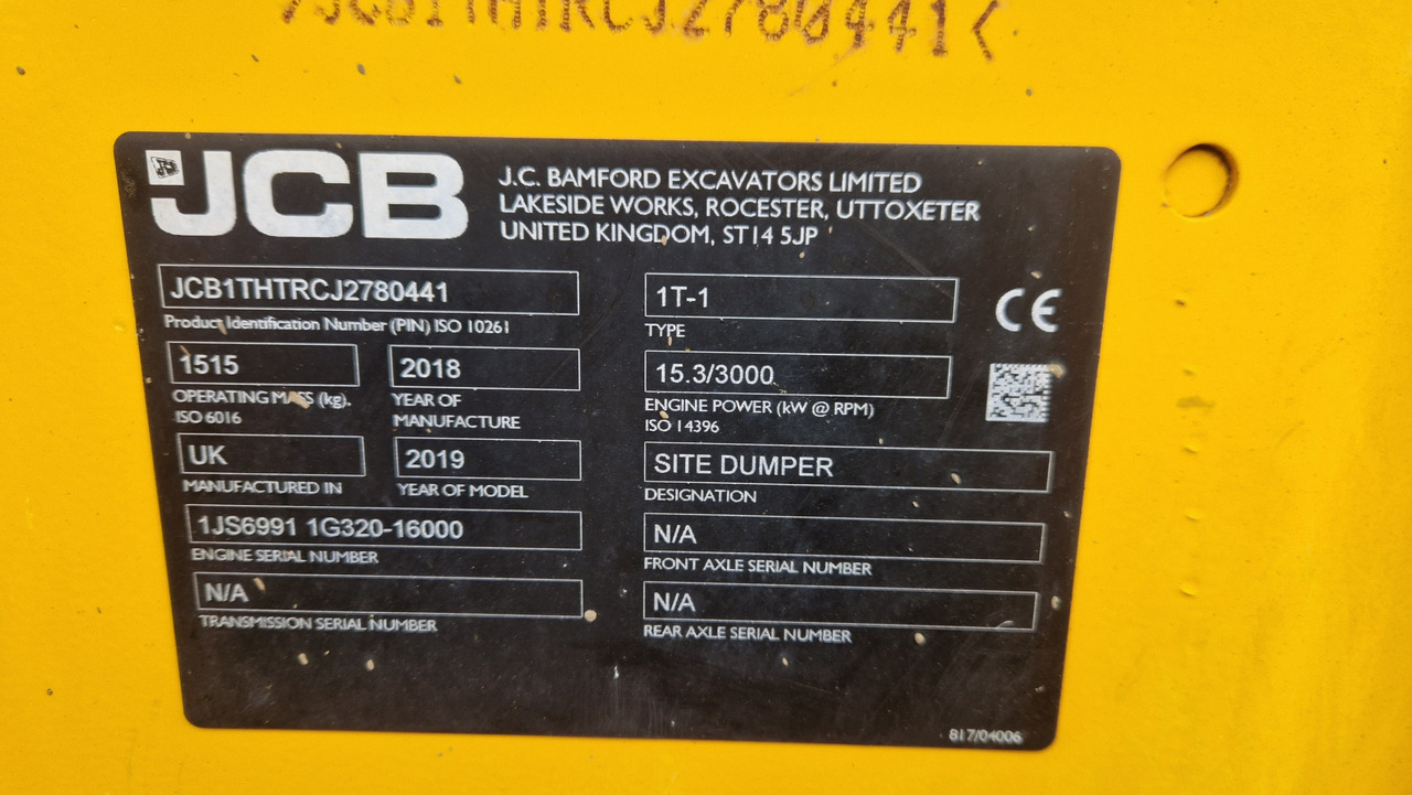 Tombador JCB 1T-1: foto 12 Tombador JCB 1T-1: foto 12