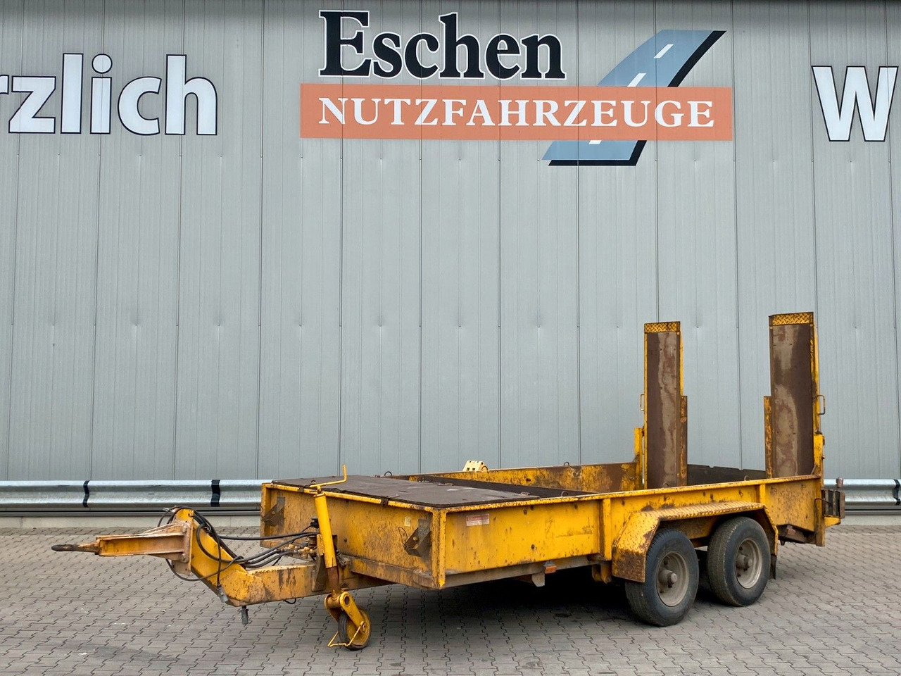 Blomenröhr Anhänger Tieflader | Ladehöhe: ca. 600mm*Blatt - Reboque baixa: foto 1 Blomenröhr Anhänger Tieflader | Ladehöhe: ca. 600mm*Blatt - Reboque baixa: foto 1