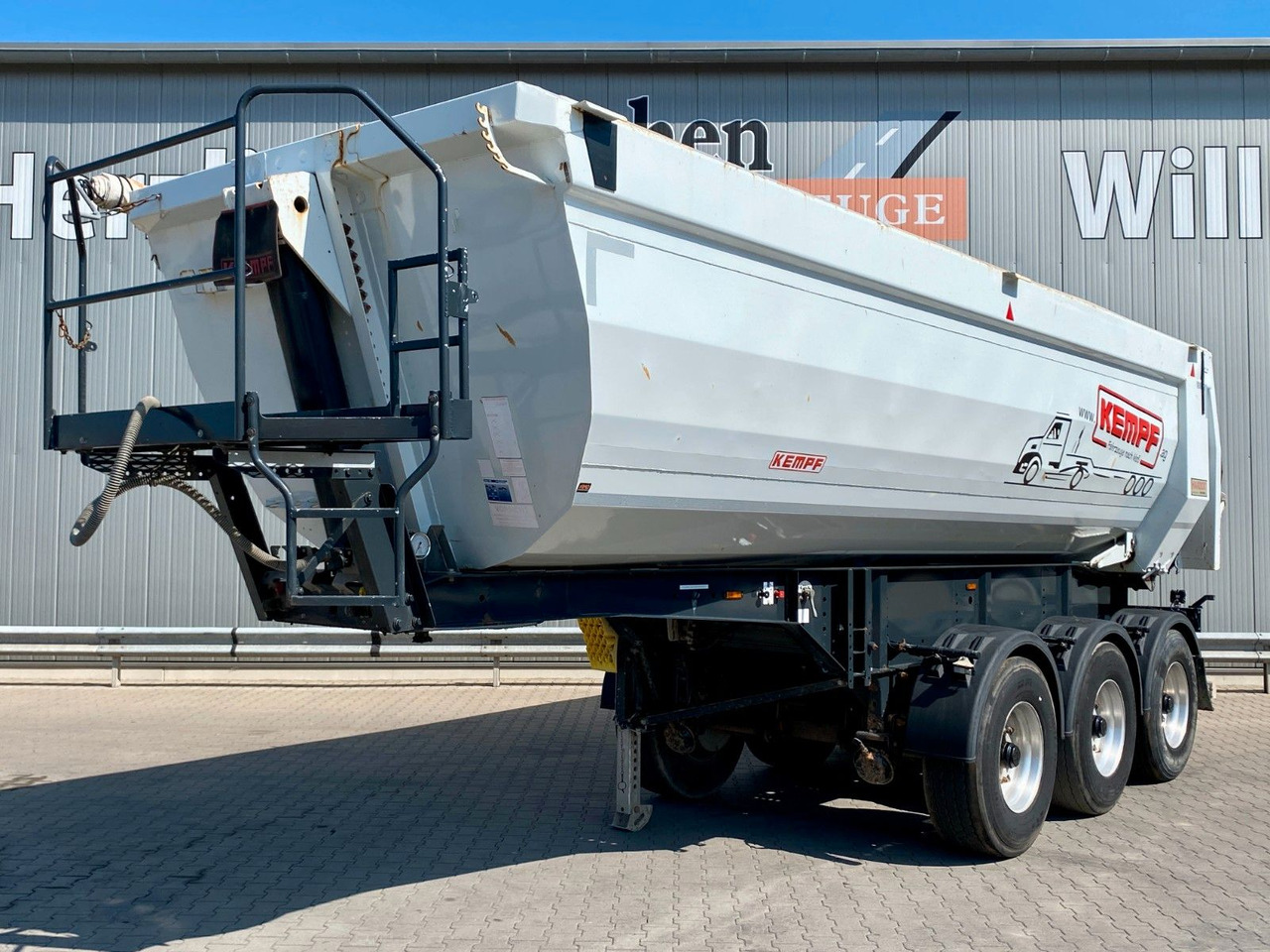 Kempf SKM 35/3 | Stahl 27m³*1+3.Achse liftbar*BPW*EBS - Semi-reboque basculante: foto 1 Kempf SKM 35/3 | Stahl 27m³*1+3.Achse liftbar*BPW*EBS - Semi-reboque basculante: foto 1