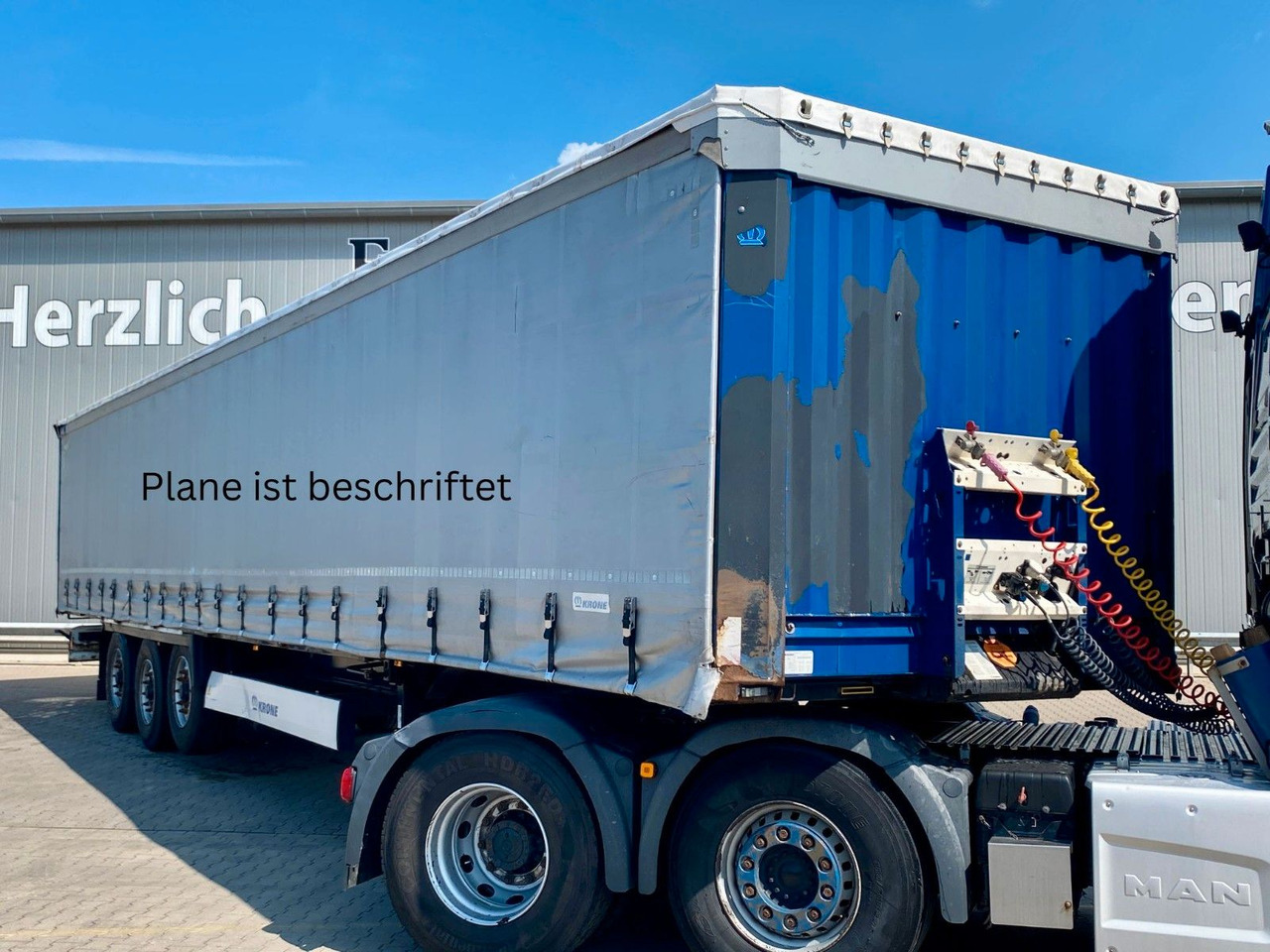 Semi-reboque de lona Krone SD | Edscha*Schiebegardine*Luft-Lift*EBS*BPW: foto 6