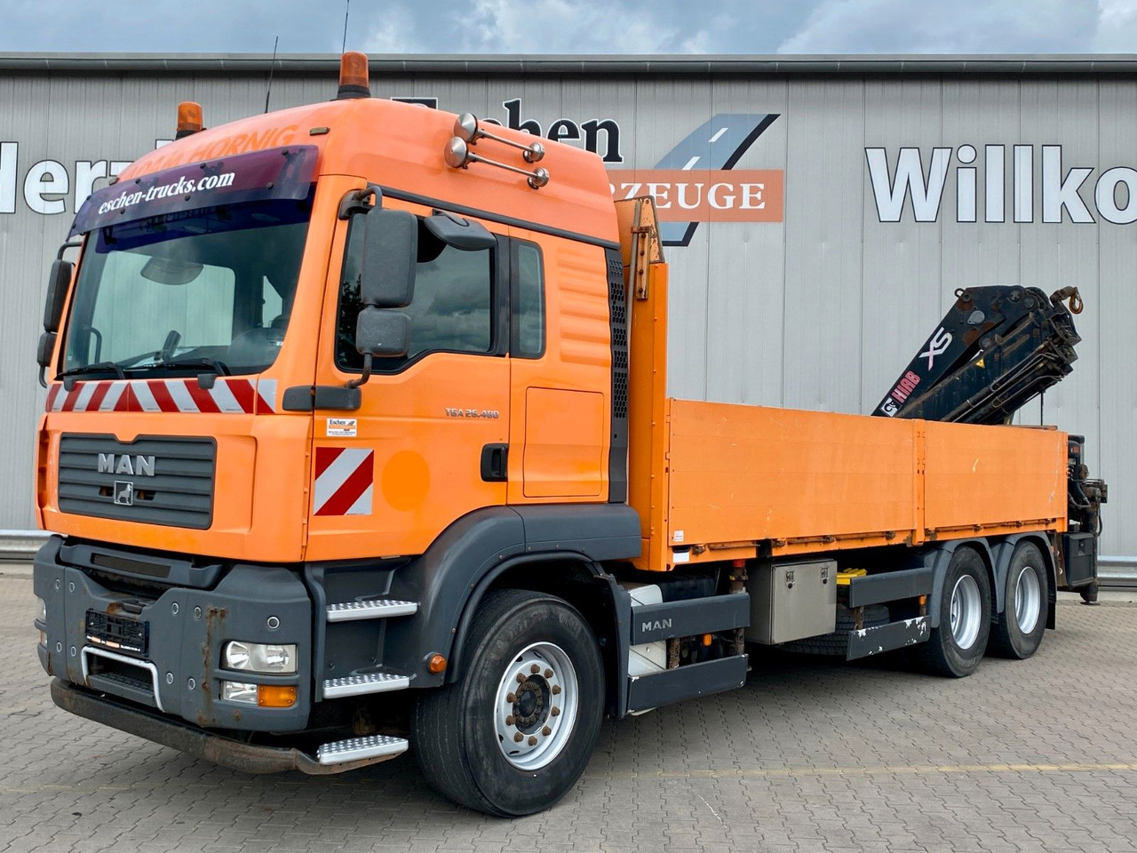 MAN TGA 26.480 6x4 | HIAB 377 EP-4*Funk*Retarder*AHK - Camião de caixa aberta/ Plataforma, Camião grua: foto 1 MAN TGA 26.480 6x4 | HIAB 377 EP-4*Funk*Retarder*AHK - Camião de caixa aberta/ Plataforma, Camião grua: foto 1
