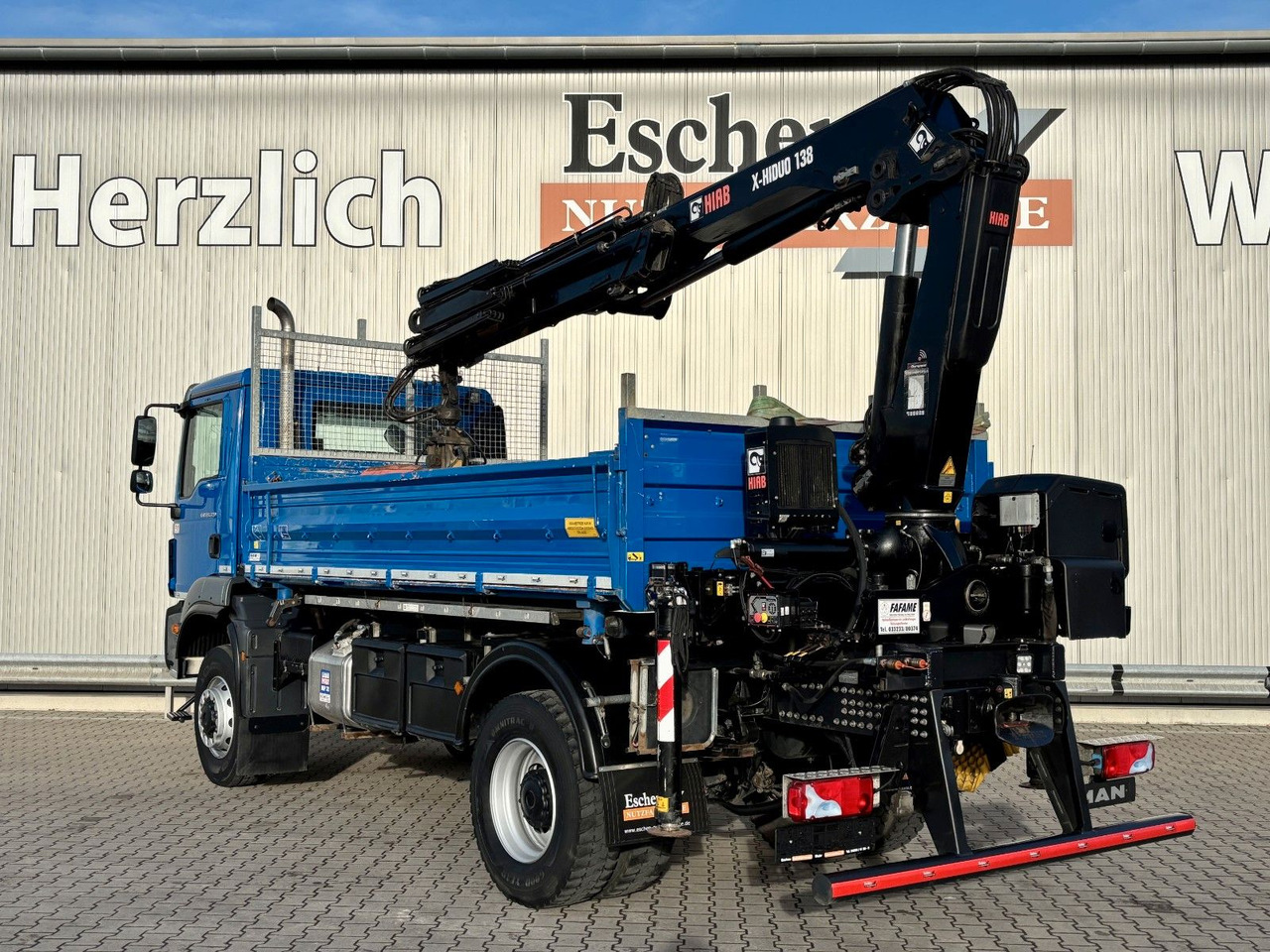 MAN TGM 18.320 4x4 BB | TÜV NEU*HIAB XHIDUO 138*FUNK - Camião basculante, Camião grua: foto 3 MAN TGM 18.320 4x4 BB | TÜV NEU*HIAB XHIDUO 138*FUNK - Camião basculante, Camião grua: foto 3