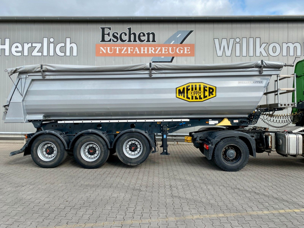 Meiller MHPS 44.3-N I 25m³ Stahl*Luft/Lift*Plane*SAF - Semi-reboque basculante: foto 5 Meiller MHPS 44.3-N I 25m³ Stahl*Luft/Lift*Plane*SAF - Semi-reboque basculante: foto 5
