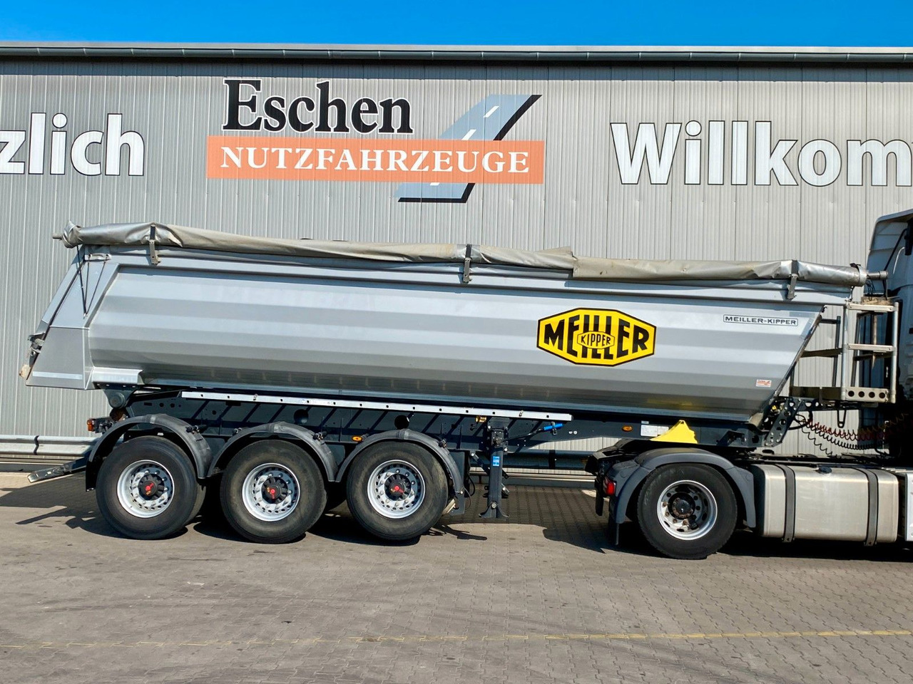 Meiller MHPS 44.3-N | Stahl 24m³*Luft-Lift*Rollplane*SAF - Semi-reboque basculante: foto 5 Meiller MHPS 44.3-N | Stahl 24m³*Luft-Lift*Rollplane*SAF - Semi-reboque basculante: foto 5