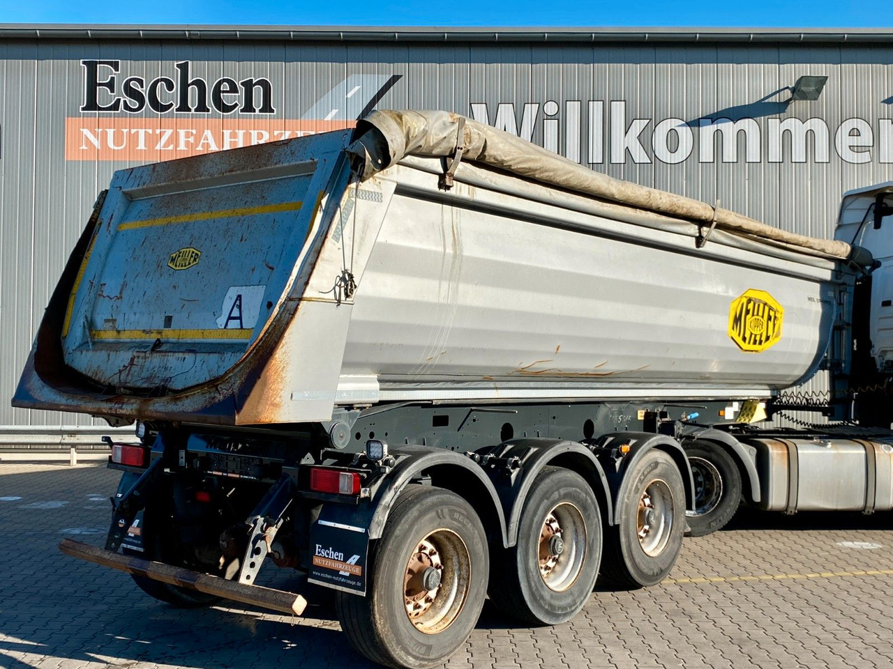 Meiller MHPS 44/3-S | Stahl 25m³*Luft-Lift*Plane*EBS*BPW - Semi-reboque basculante: foto 4 Meiller MHPS 44/3-S | Stahl 25m³*Luft-Lift*Plane*EBS*BPW - Semi-reboque basculante: foto 4