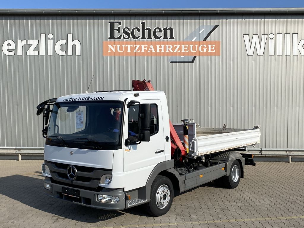 Mercedes-Benz 818 Atego | Fassi F65*MEILLER*PKW-AHK*1.Hand - Carrinha basculante: foto 2 Mercedes-Benz 818 Atego | Fassi F65*MEILLER*PKW-AHK*1.Hand - Carrinha basculante: foto 2