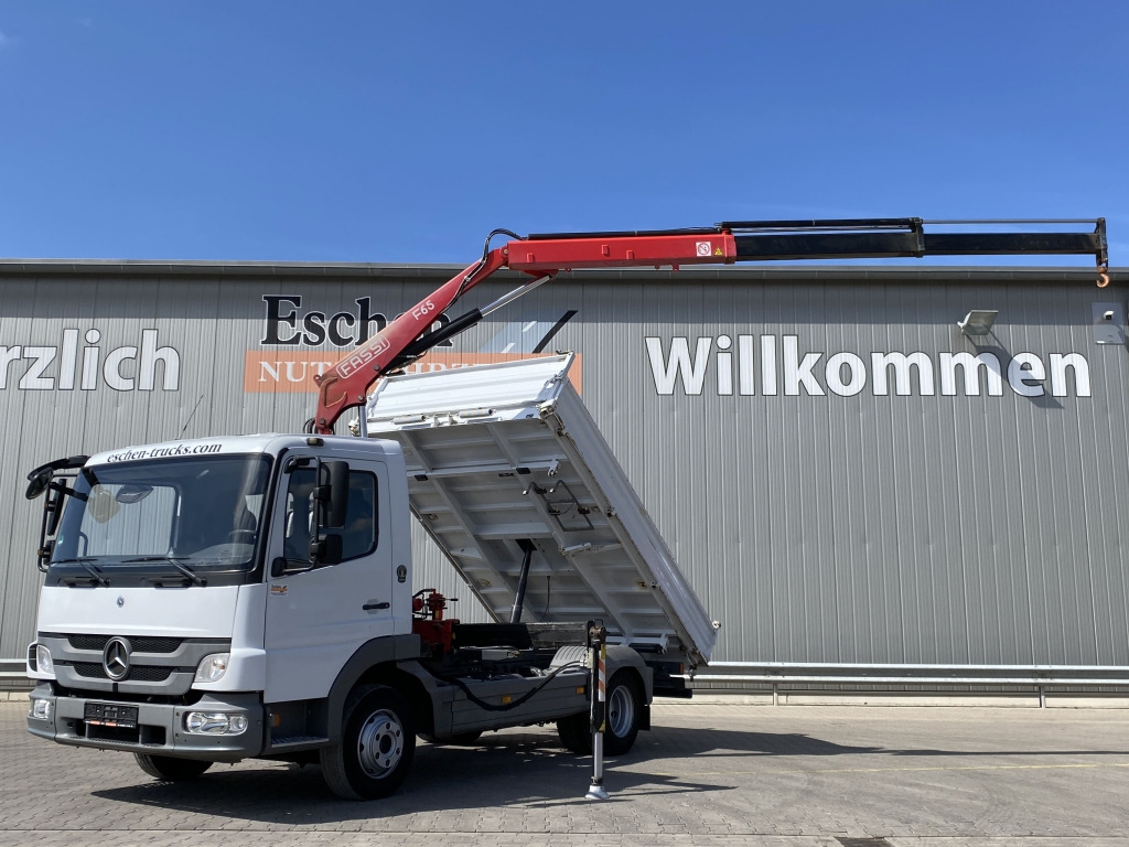 Mercedes-Benz 818 K Atego / Fassi F65 A Kran - Camião basculante, Camião grua: foto 1 Mercedes-Benz 818 K Atego / Fassi F65 A Kran - Camião basculante, Camião grua: foto 1