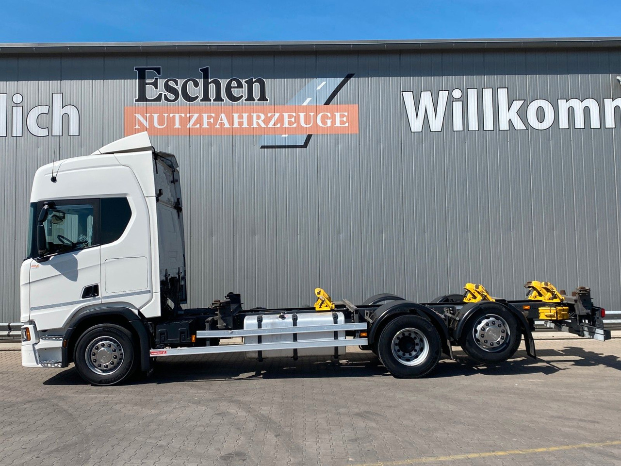 Scania R 450 B 6x2*4 BDF|Retarder*AHK*Lift*SDG Wechsler - Camião transportador de contêineres/ Caixa móvel: foto 2 Scania R 450 B 6x2*4 BDF|Retarder*AHK*Lift*SDG Wechsler - Camião transportador de contêineres/ Caixa móvel: foto 2