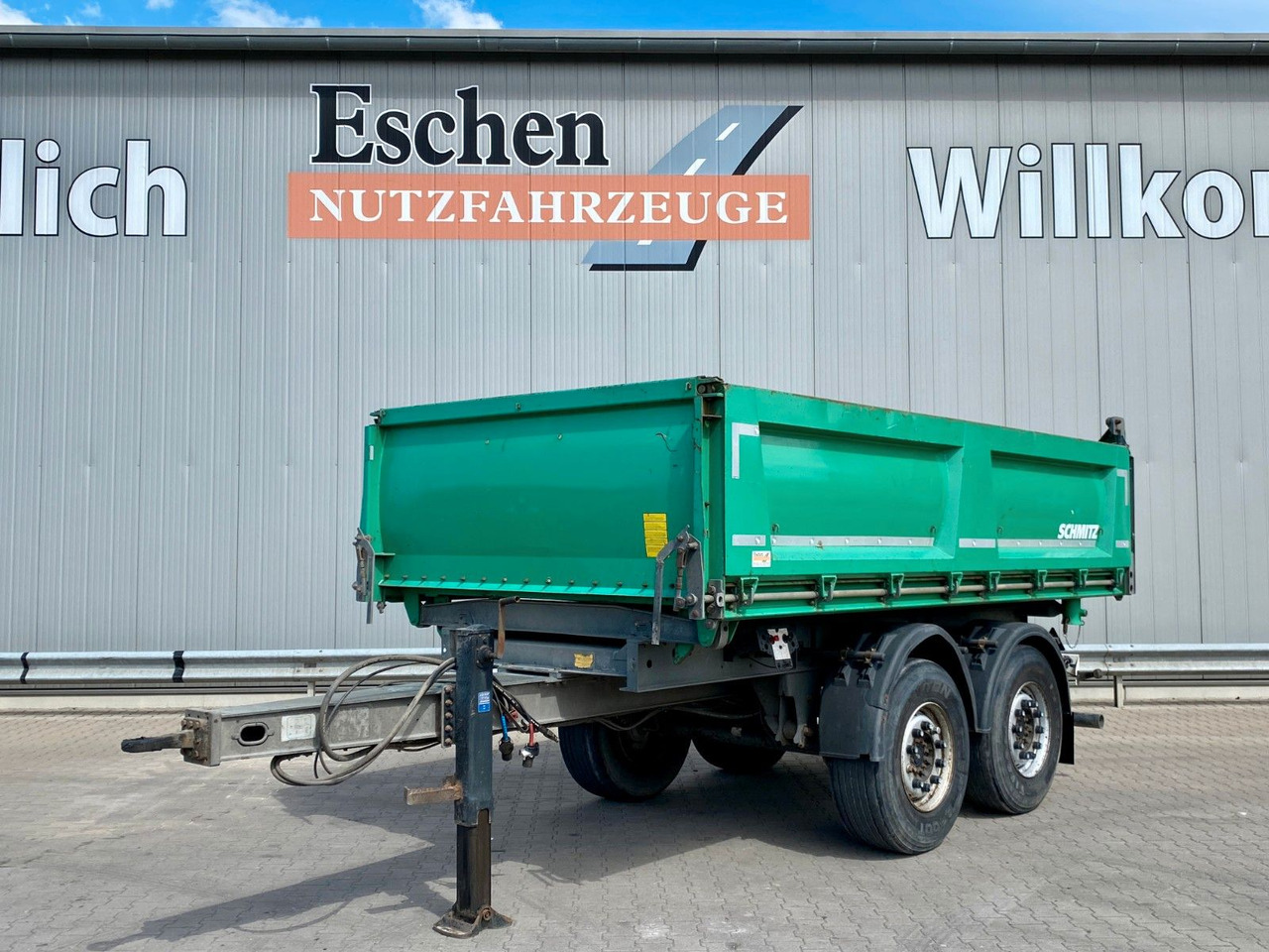 Schmitz Cargobull ZK/18 | verzinktes Chassis*1.Hand*HU bis 01/2026 - Reboque basculante: foto 1 Schmitz Cargobull ZK/18 | verzinktes Chassis*1.Hand*HU bis 01/2026 - Reboque basculante: foto 1