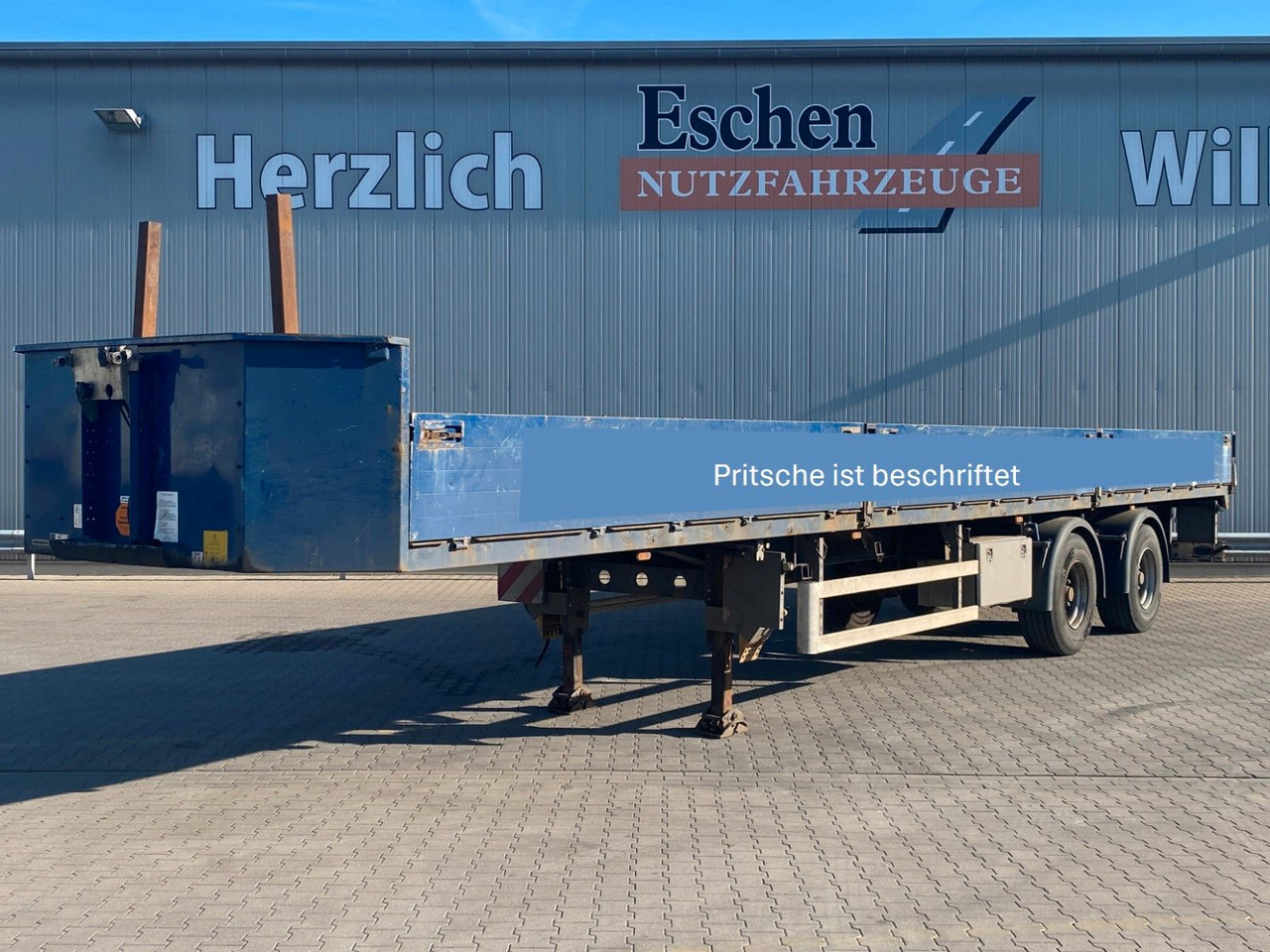 Stehmann | Luft-Lift*BPW-Achsen*1.Hand - Semi-reboque plataforma/ Caixa aberta: foto 1 Stehmann | Luft-Lift*BPW-Achsen*1.Hand - Semi-reboque plataforma/ Caixa aberta: foto 1