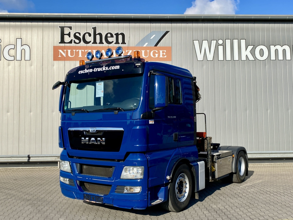 MAN TGX 18.400 4x2 BLS / Palfinger PK15500 Kran - Tractor: foto 1 MAN TGX 18.400 4x2 BLS / Palfinger PK15500 Kran - Tractor: foto 1