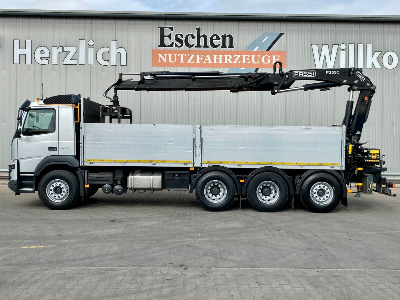Volvo FMX 420 8x4 | Fassi F255AC2.24XE*FUNK*Fly-Jib*AC - Camião de caixa aberta/ Plataforma, Camião grua: foto 3 Volvo FMX 420 8x4 | Fassi F255AC2.24XE*FUNK*Fly-Jib*AC - Camião de caixa aberta/ Plataforma, Camião grua: foto 3