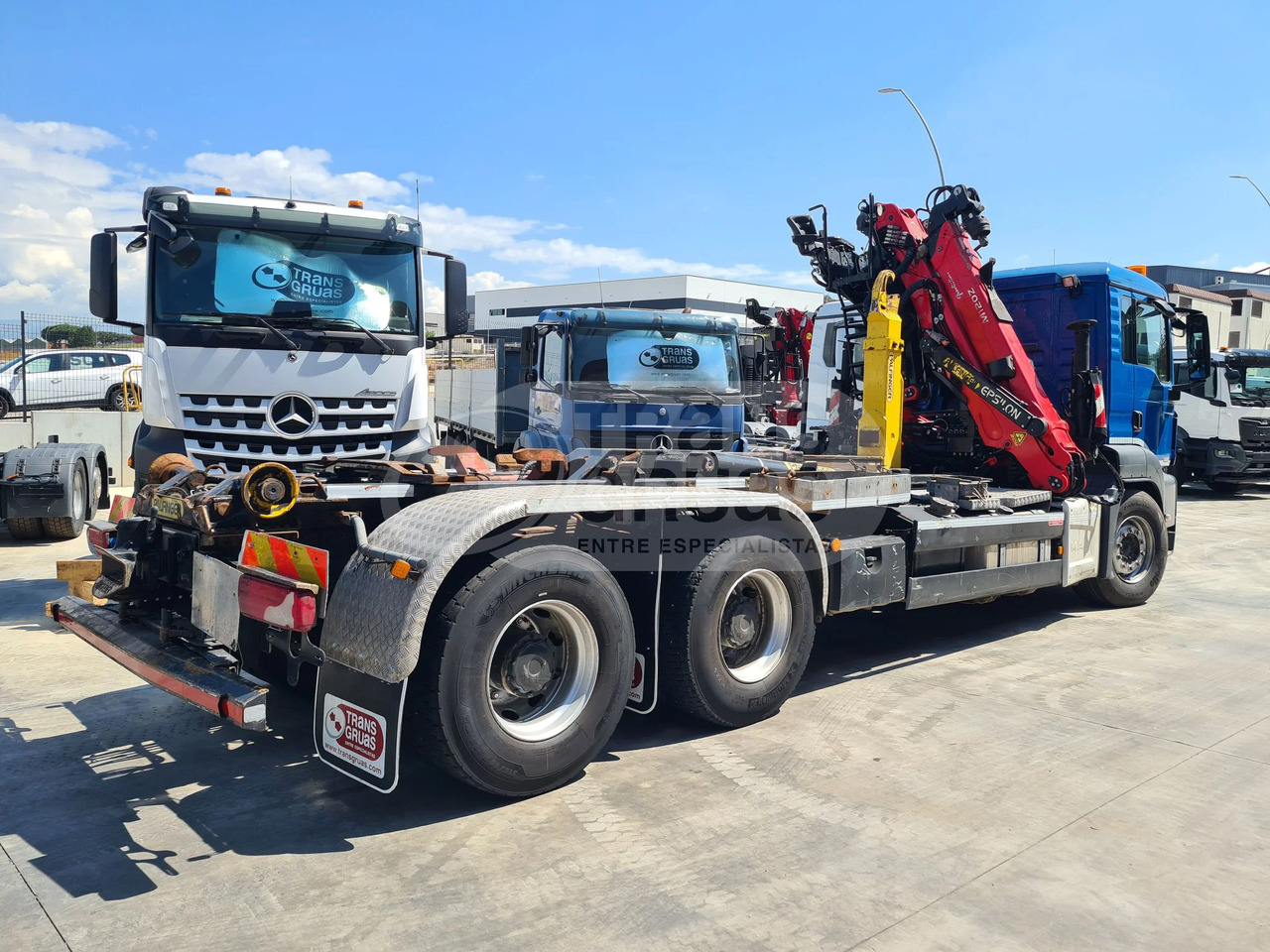 Camión MAN + Epsilon M120Z3 + Gancho Palfinger 20T - Camião polibenne, Camião grua: foto 2 Camión MAN + Epsilon M120Z3 + Gancho Palfinger 20T - Camião polibenne, Camião grua: foto 2