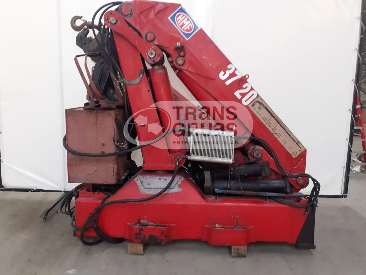 Grúa HMF 3720 K6 - Grua para camião para Camião: foto 1 Grúa HMF 3720 K6 - Grua para camião para Camião: foto 1