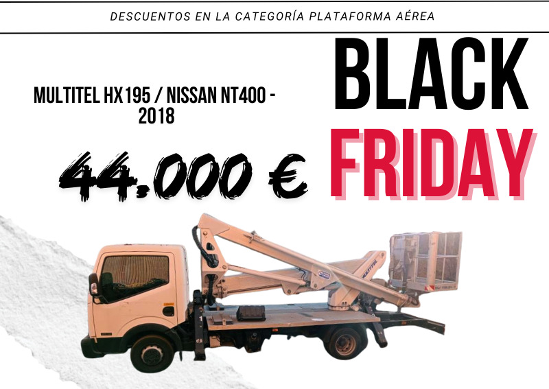 MULTITEL NISSAN NT 400 + HX 195 - Caminhão com plataforma aérea: foto 1 MULTITEL NISSAN NT 400 + HX 195 - Caminhão com plataforma aérea: foto 1